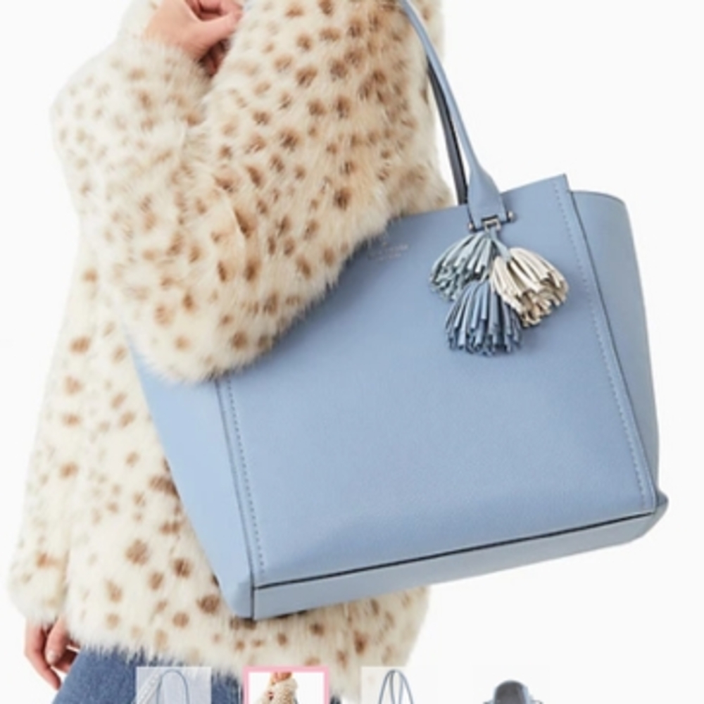 Elegant Blue Tote Bag